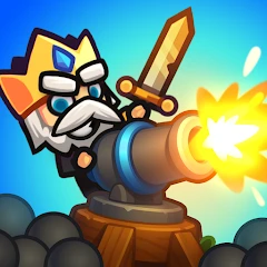 Tower King: Defense game Mod Apk [Remove ads][Unlimited money][Free purchase]