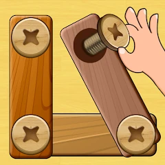 Wood Nuts & Bolts Puzzle Mod Apk [Unlimited money]