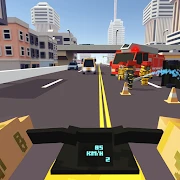 Blocky Moto Racing - motos APK
