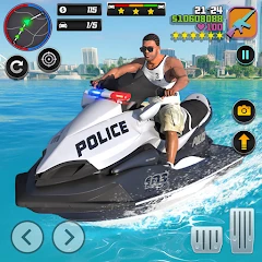 Police Boat Chase Crime Games Mod Apk [Remove ads][Mod speed]