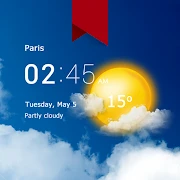 Transparent clock weather Pro Mod Apk [Paid for free][Free purchase]