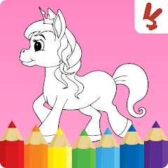 Unicorn Kids Coloring Book Mod Apk 1.2.9 [شراء مجاني]