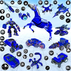 Horse Robot Car Game 3D Mod apk