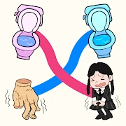 Toilet Rush: Draw to Toilet Mod Apk [Unlimited money][Unlocked][Free purchase]