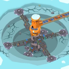 Spiral Excavator Empire Mod Apk [Free purchase][Unlimited money]