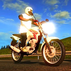real moto bike crash Simulator Mod Apk [إزالة الإعلانات][سرعة Mod]