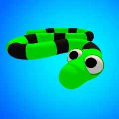 Wriggly Snake Mod Apk [Remove ads][Unlimited money][Mod Menu]