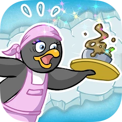 Penguin Diner: Restaurant Dash Mod Apk 1.0.38 [شراء مجاني]