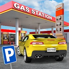 Gas Station: Car Parking Sim Mod Apk [No Ads]