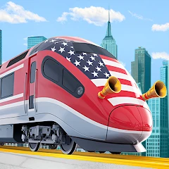 Trumpet USA Train Simulator 3D Mod Apk [Remove ads][Mod speed]