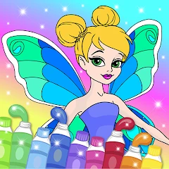 Fairies Coloring Book for Kids Mod Apk [Remove ads][Mod speed]