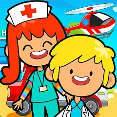 My Pretend Hospital Town Life Mod Apk 3.1 [دفعت مجانا][مفتوحة]