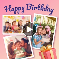 Birthday Video Maker Mod Apk [Remove ads][Mod speed]