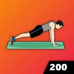 200 Push Ups - Home Workout Mod Apk [Free purchase][Mod speed]