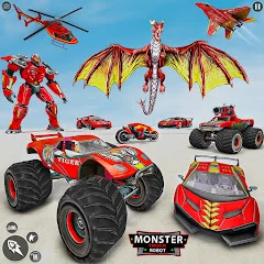 Monster Truck Game Robot Fight Mod Apk [Remove ads]