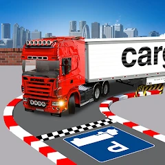 Hard Truck Parking Truck Games Mod apk