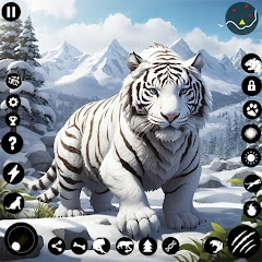Arctic White Tiger Family Sim Mod Apk [Remove ads][Unlimited money]