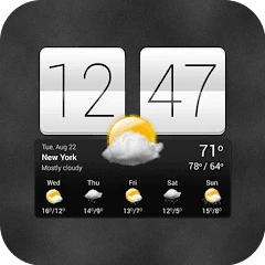Sense V2 Flip Clock & Weather Mod Apk [Unlocked][Premium]