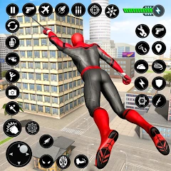 Rope Spider Hero Crime Fighter Mod Apk [Remove ads][Mod speed]