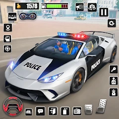 Crazy Car Chase: Police Games Mod Apk [Remove ads][Mod speed]