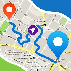 GPS Route Finder & Navigation Mod Apk [Ücretsiz satın alma][Mod hızı]