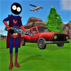 Stick Superhero Mod Apk [Mod Menu][God Mode]
