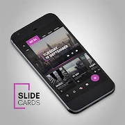 Slide Cards Theme for KLWP Mod apk