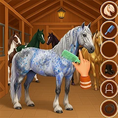 Horse Hair Salon Mod Apk 1.3.3 [ازالة الاعلانات][Mod speed]