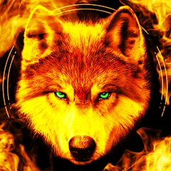 Fire Wallpaper Theme Lone Wolf Mod Apk [Remove ads][Mod speed]