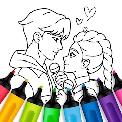 Idol Draw: Coloring Master Mod Apk [Unlimited money]