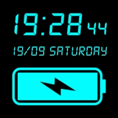 Digital Clock & Battery Charge Mod Apk [Remove ads][Unlocked][VIP]