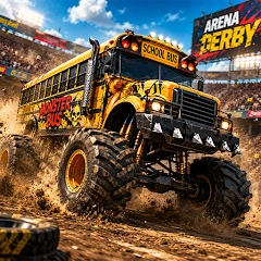 Monster Bus Derby Destruction Mod Apk [Unlimited money]