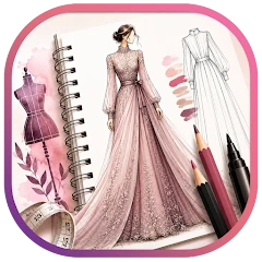 Fashion Design Flat Sketch Mod Apk [Remove ads][Mod speed]