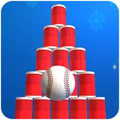 Knock Down Cans: Ball Throw