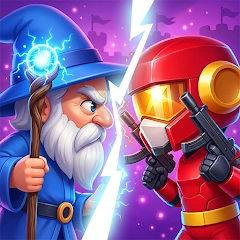 Human vs Robot: Tower War