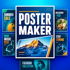 Poster Maker - Flyer Creator Mod Apk [Paid for free][Unlocked]