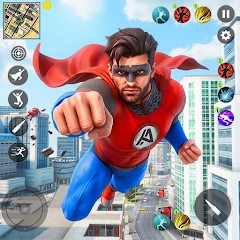 Spider Rope City Action Game Mod Apk [Remover anúncios][Mod de velocidade]