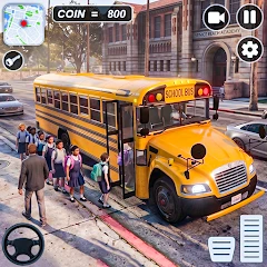 Direção de ônibus escolar Mod Apk [Unlimited money][Free purchase]