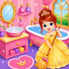 Princess House Cleanup Girls Mod Apk [Remove ads][Mod speed]