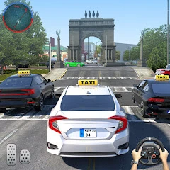 City Car Driving Taxi Games Mod apk