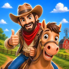 Cowboy Ranch: Idle Tycoon Game Mod Apk [Compra gratis]