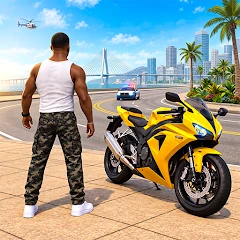 City Gangster 3D Bike Driving Мод apk