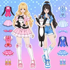 Paper Doll Makeover & Dress Up Мод apk
