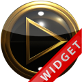Poweramp Widget blackgold icon
