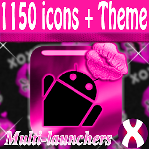 Pink Lipstick Theme + IconPack Mod