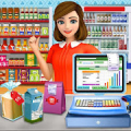Supermarket Cash Register Sim: Girls Cashier Games icon