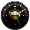 VARGO Designer Clock Widget black gold Mod