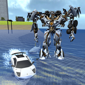 X Robot Car : Shark Water Mod
