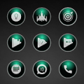 Glossy Emerald Icons icon