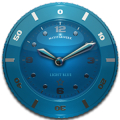 Clock Widget Lightblue Star Mod